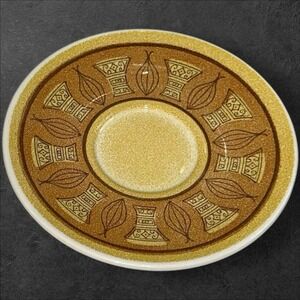 Honey Gold Taylor Smith/Taylor Bread/Butter Plate Stoneware Onions Vintage 6.75"